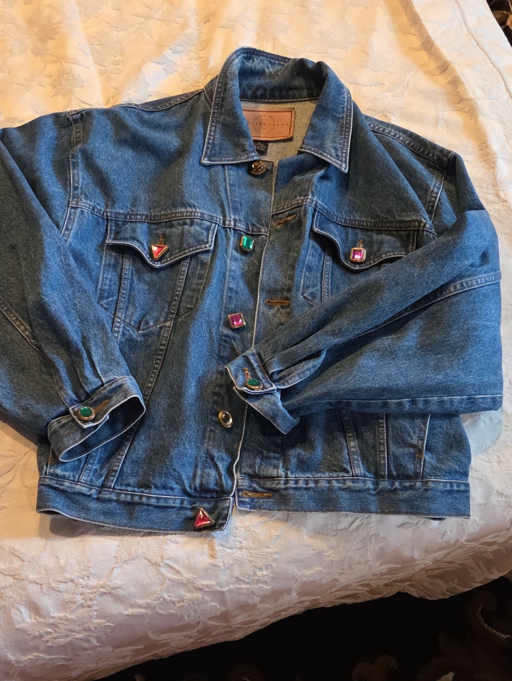 The Limited Meduim Blue Denim Jacket